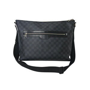 Louis Vuitton Mick Shoulder Bag Damier Graphite Black Canvas